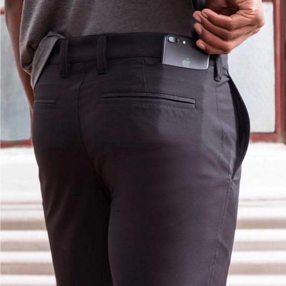 Men's Bluffworks Ascender Chino Pants Black 40x34 - Picture 2 of 11